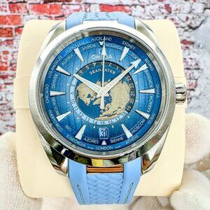 Omega Seamaster Worldtimer 75th Anniversary "Summer Blue" Edition - Full Set